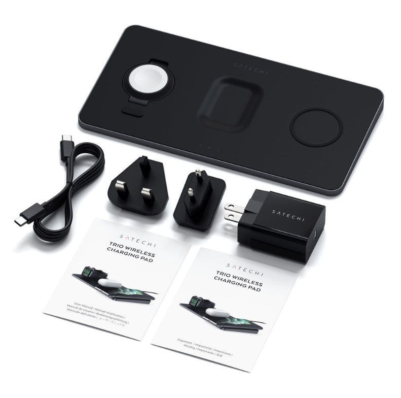 Trio Wireless Charging Pad – Dein 3-in-1 Ladegerät für Apple-Geräte