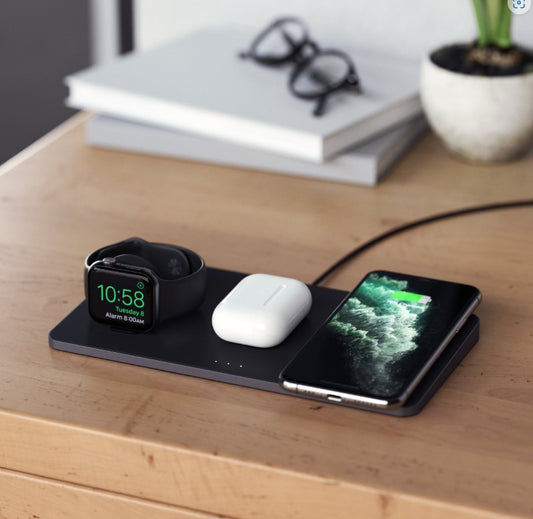 Trio Wireless Charging Pad – Dein 3-in-1 Ladegerät für Apple-Geräte
