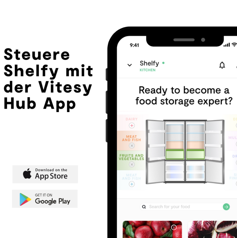 Frische auf Knopfdruck!