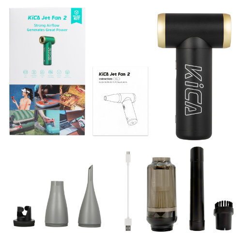 KiCA Jet Fan 2S Kit Univesal Schwarz