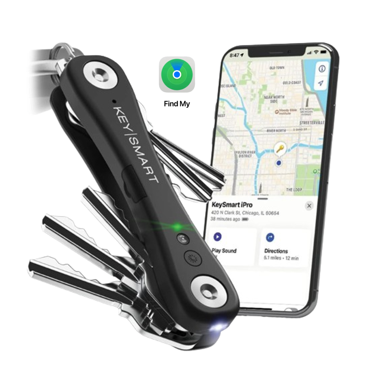 KeySmart iPro Schlüsselhalter mit Apple Find My