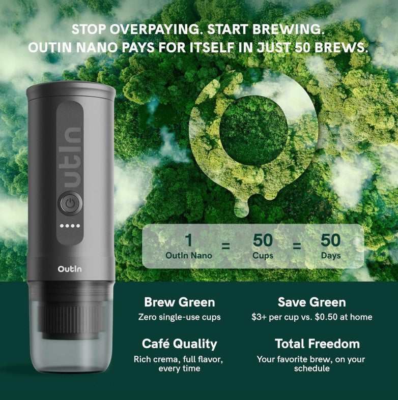 Outin Nano Tragbare Espressomaschine