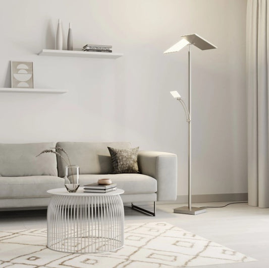 Leuchten - Lampen - LED-Deckenfluter Parthena mit Leselampe