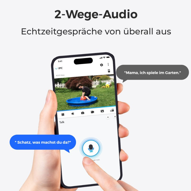 Reolink W430 4K WiFi Kamera – Wetterfeste 4K-Überwachung