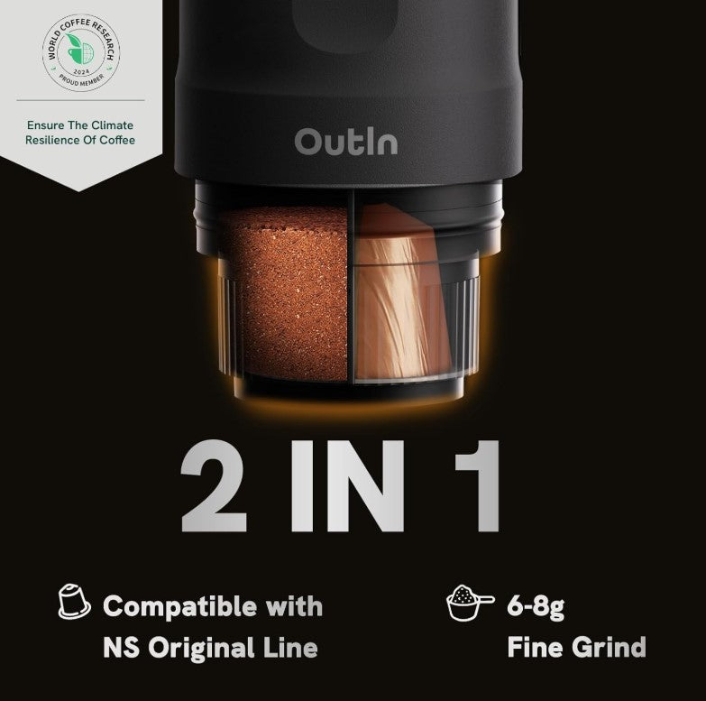 Outin Nano Tragbare Espressomaschine